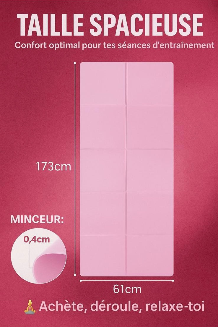 Tapis de Yoga antidérapant